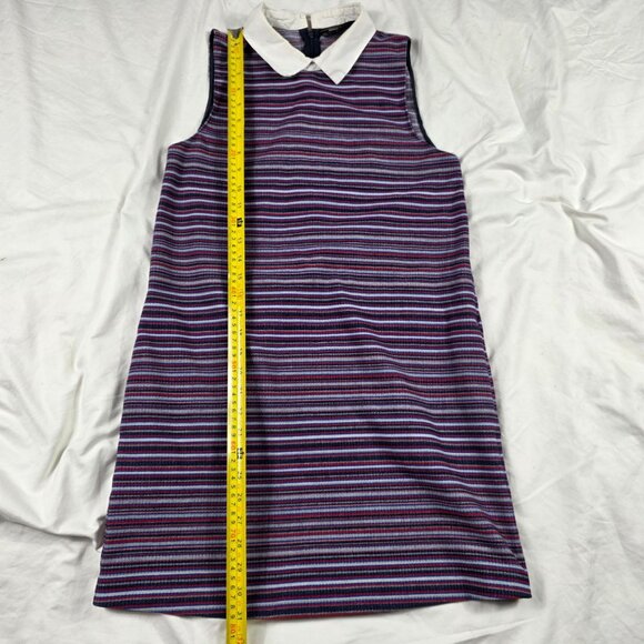 Zara Trafaluc Collection Womens Size Small Striped Sleeveless Collared Dress - Picture 8 of 9